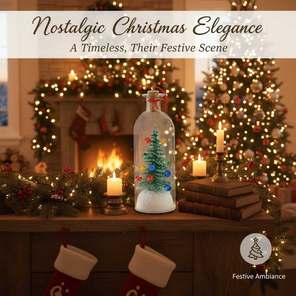 Christmas Tree Message in a Bottle – Personalized Gift