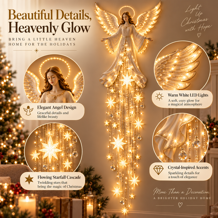 Angel Blessing Starfall Wall Light