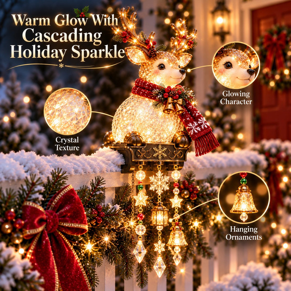Reindeer railing light details