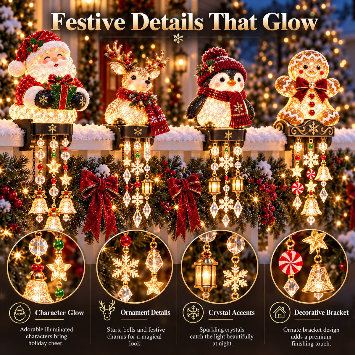 Festive details that glow