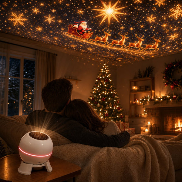 Movie night under the projection