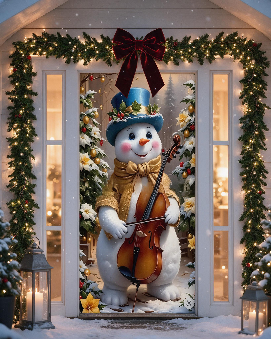 Christmas front door